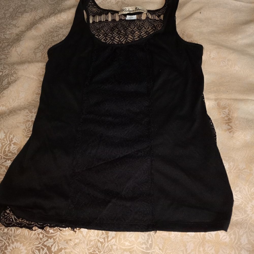 Agua Blues L Lace Back Sleeveless Straps Women's Top.Condition: Excellent